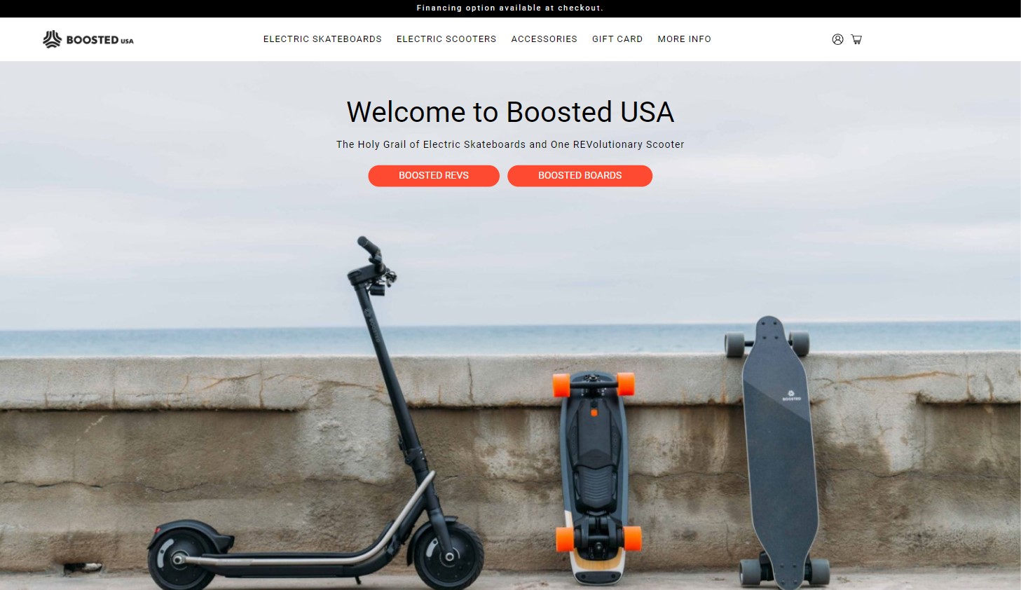 BOOSTED site image